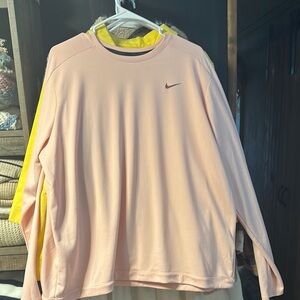 Nike Peach Long Sleeve Shirt